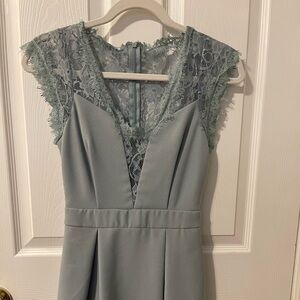 BCBG Lace Dress in Sage